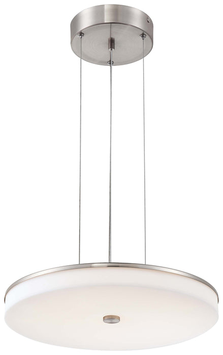 U.H.O. LED Pendant in Brushed Nickel - Lamps Expo