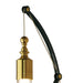 Otto Sconce in Brass w/ Black (31)