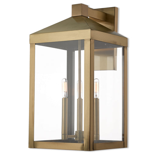 Nyack 3-Light Outdoor Wall Lantern - Lamps Expo