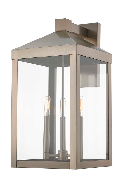 Nyack 3-Light Outdoor Wall Lantern - Lamps Expo