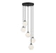 Meridian (M10094MBK) 5-Light Chandelier in Matte Black