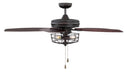 Meridian (M2006ORB) 52" 3-Light Ceiling Fan in Oil Rubbed Bronze