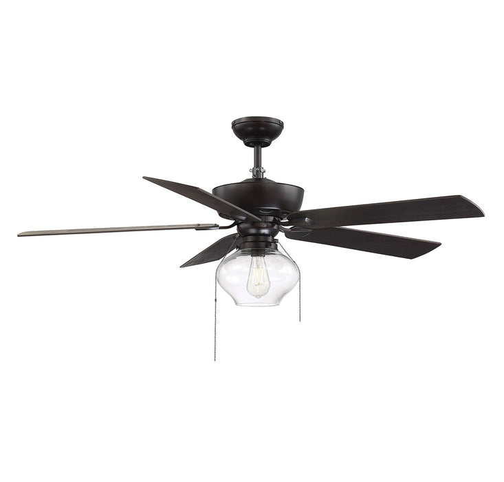 Meridian (M2009ORB) 52" 1-Light Ceiling Fan in Oil Rubbed Bronze