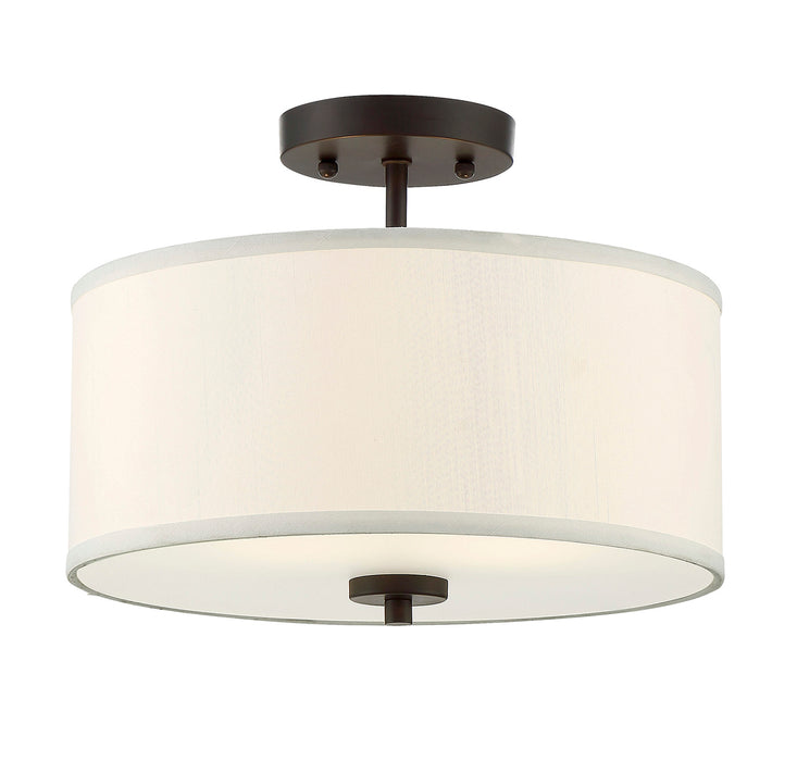 2-Light Ceiling Light in Oil Rubbed Bronze