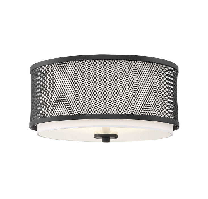 3-Light Ceiling Light in Matte Black