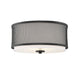 3-Light Ceiling Light in Matte Black