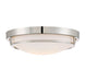 Meridian (M60019PN) 2-Light Ceiling Light in Polished Nickel