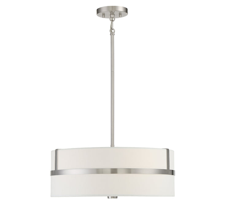 Meridian (M70102BN) 4-Light Pendant in Brushed Nickel