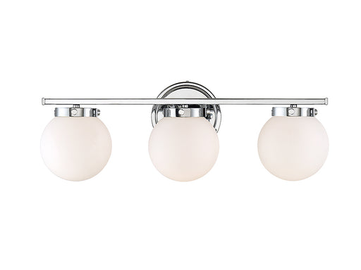 Meridian (M80023CH) 3-Light Bathroom Vanity Light in Chrome