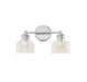 2-Light Bathroom Vanity Light in Chrome