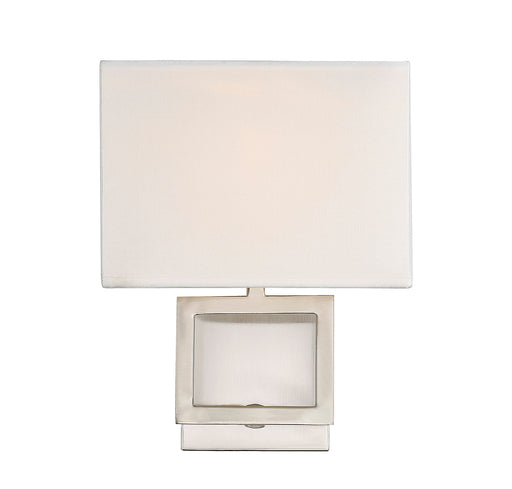 1-Light Wall Sconce in Brushed Nickel