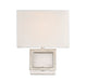 1-Light Wall Sconce in Brushed Nickel