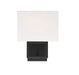 1-Light Wall Sconce in Matte Black