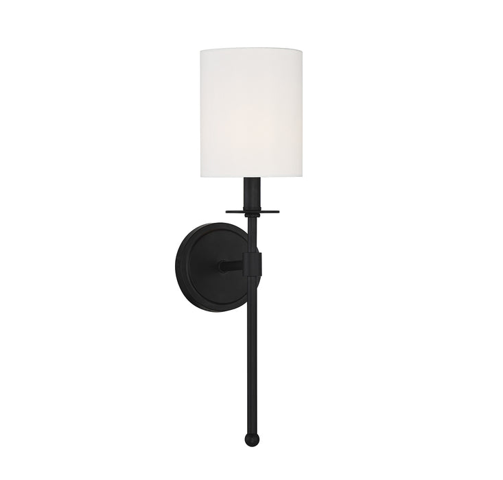 Meridian (M90057MBK) 1-Light Wall Sconce in Matte Black