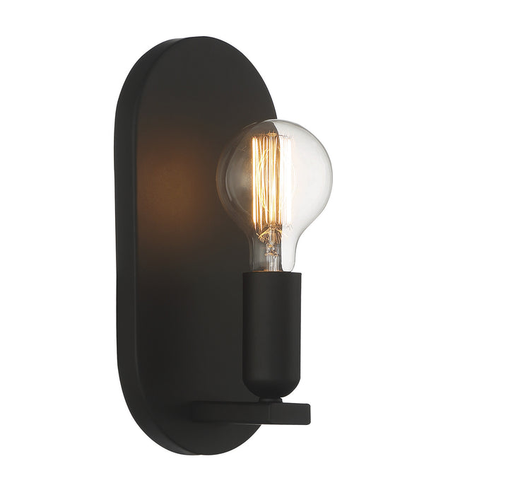 Meridian (M90059MBK) 1-Light Wall Sconce in Matte Black