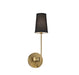 1-Light Wall Sconce in Natural Brass