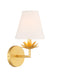 1-Light Wall Sconce in True Gold