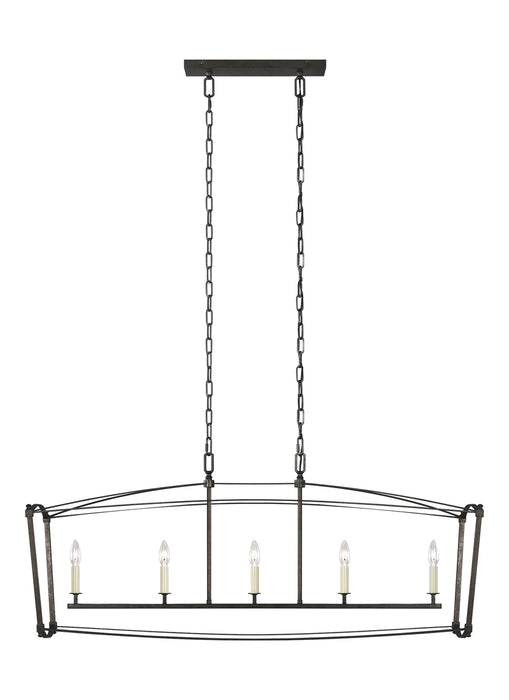 Thayer Chandelier in Smith Steel - Lamps Expo