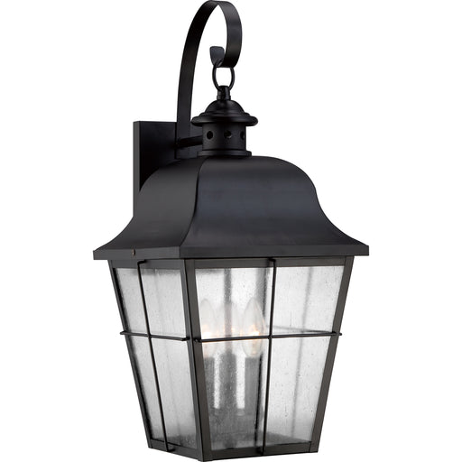 Millhouse 3-Light Outdoor Lantern in Mystic Black