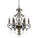 Marquette 6-Light Chandelier in Heirloom