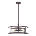 New Harbor 5-Light Pendant in Western Bronze