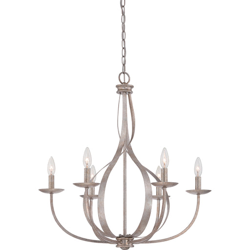 Serenity 6-Light Chandelier in Italian Fresco