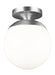 Leo - Hanging Globe 1-Light Wall/Ceiling Semi-Flush Mount - Lamps Expo