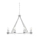 Middleton 8-Light Chandelier in Polished Nickel