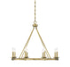 Middleton 8-Light Chandelier in Warm Brass