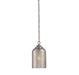 Bally 1-Light Pendant in Satin Nickel