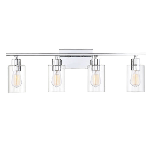 Lambert 4-Light Bath Vanity in Polished Chrome