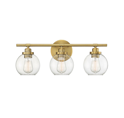 Carson 3-Light Bath in Warm Brass