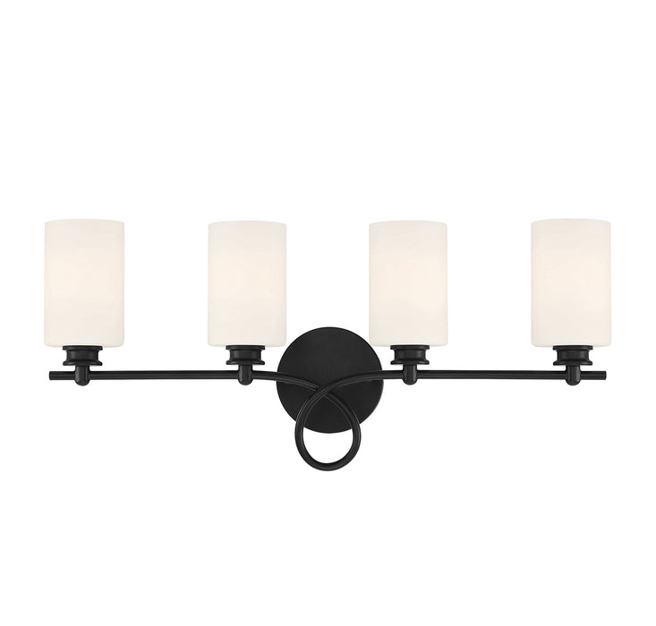 Woodbury 4-Light Bath in Black