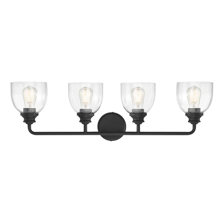 Vale 4-Light Bath in Black