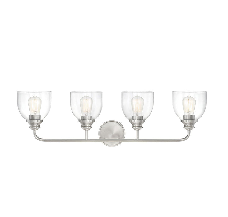 Vale 4-Light Bath in Satin Nickel