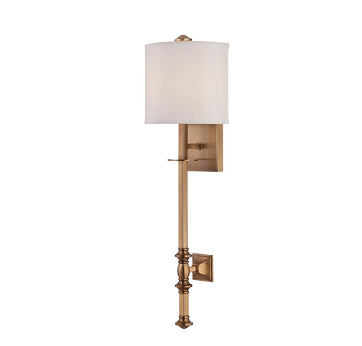 Devon 1-Light Sconce in Warm Brass