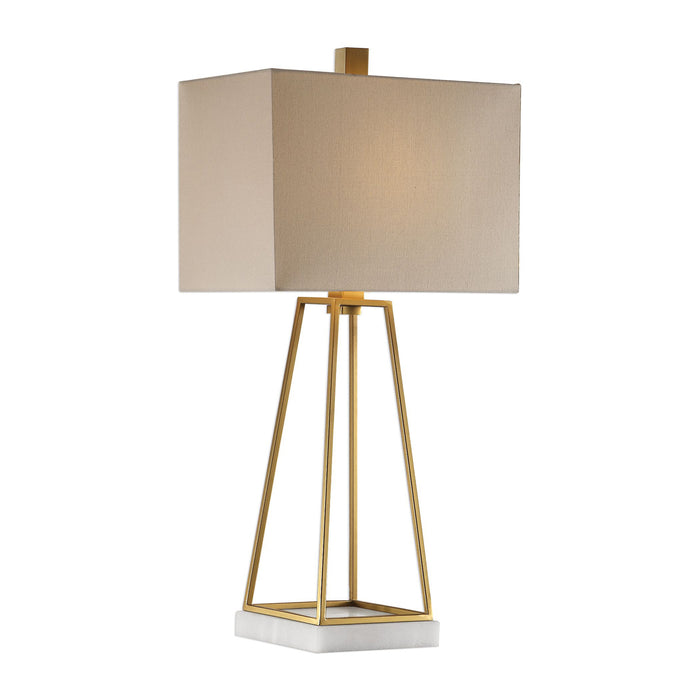 Uttermost's Mackean Metallic Gold Lamp Designed by Carolyn Kinder - Lamps Expo