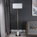 Uttermost's Minette Mid-Century Floor Lamp Designed by David Frisch - Lamps Expo