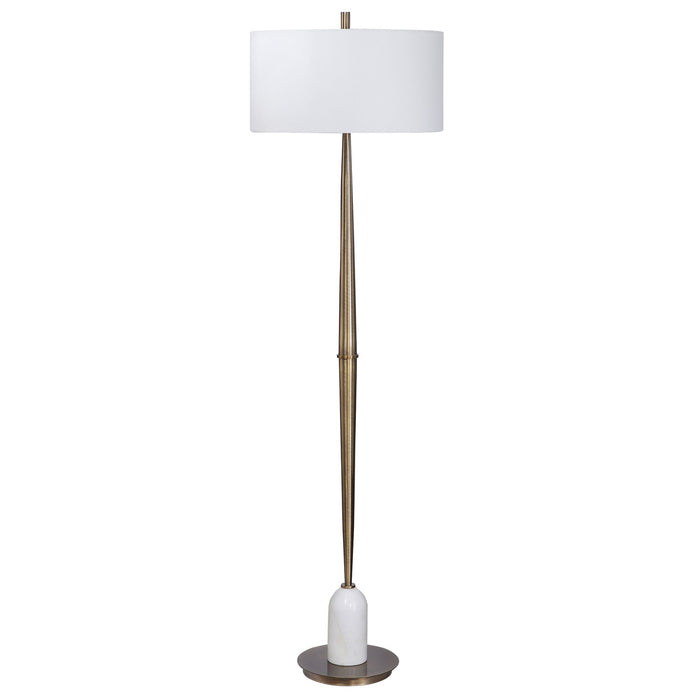 Uttermost's Minette Mid-Century Floor Lamp Designed by David Frisch - Lamps Expo