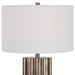 Uttermost's Khalio Gun Metal Table Lamp Designed by Carolyn Kinder - Lamps Expo