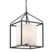 Manhattan 3-Light Pendant in Matte Black - Lamps Expo