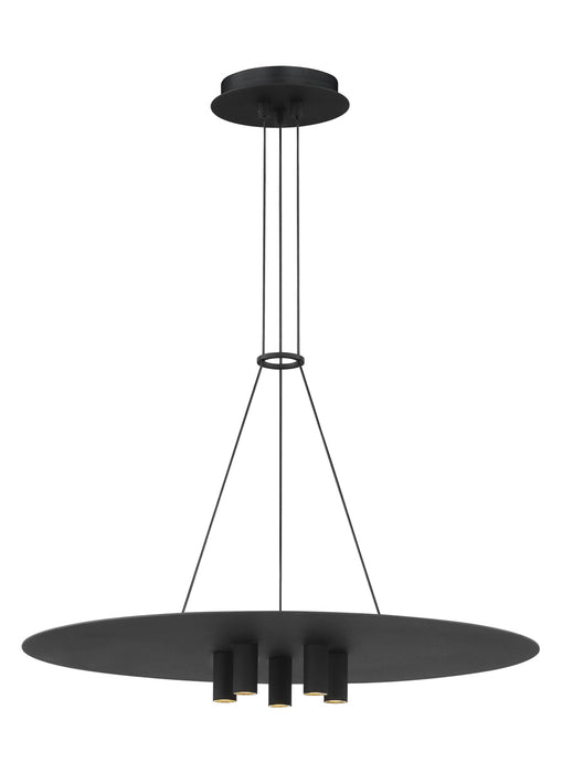 Ponte 22" Pendant in Natural Brass