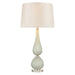 Mariani Glass Table Lamp in Salted Seafoam