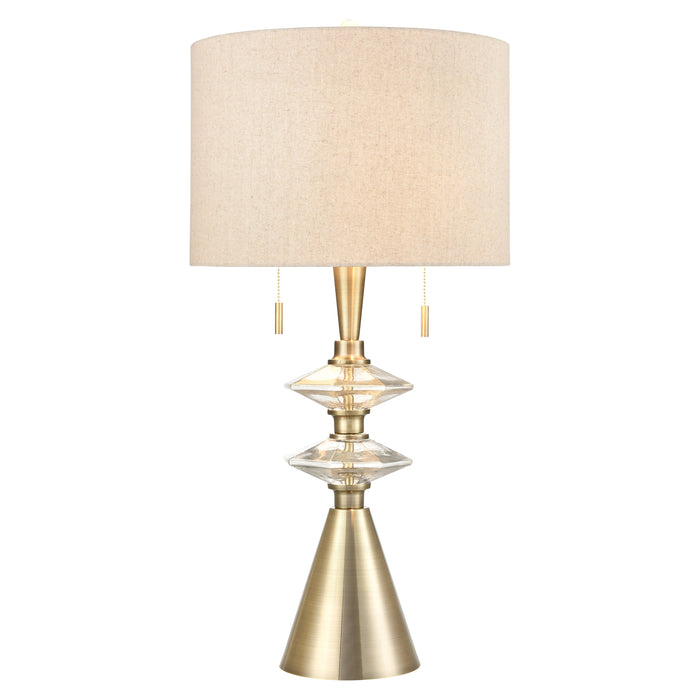 Annetta Metal Glass Table Lamp